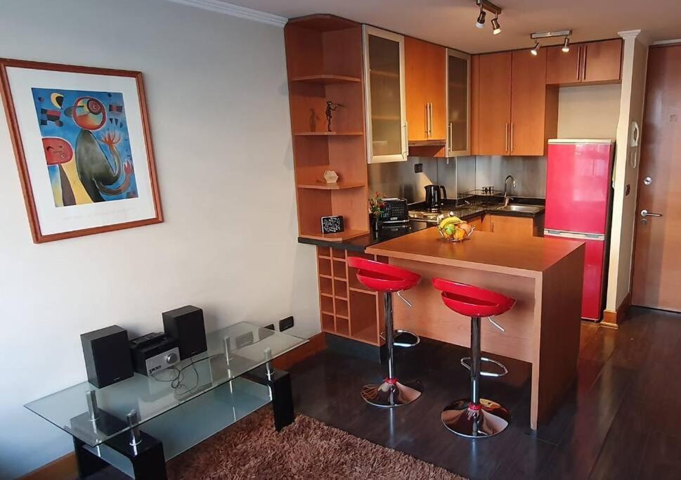Providencia A Pasos Del Metro Pedro De Valdivia Apartment Santiago Ngoại thất bức ảnh