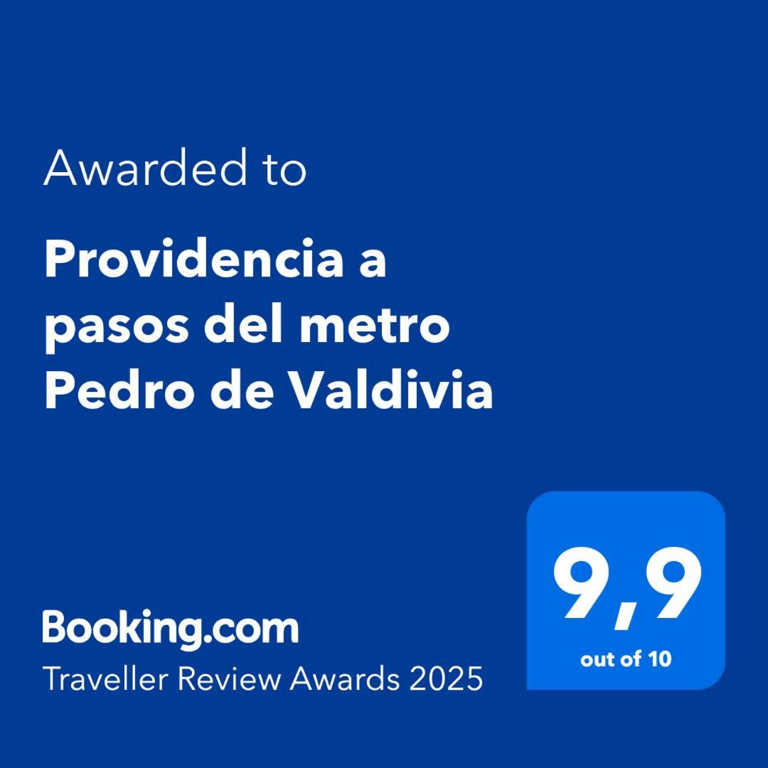 Providencia A Pasos Del Metro Pedro De Valdivia Apartment Santiago Ngoại thất bức ảnh